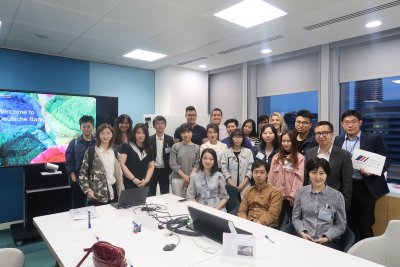 Mandarin Consulting visits Deutsche Bank offices, Canary Wharf, London