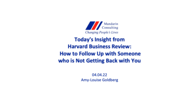 04.04.22 How to Follow Up with Someone who is Not Getting Back with You