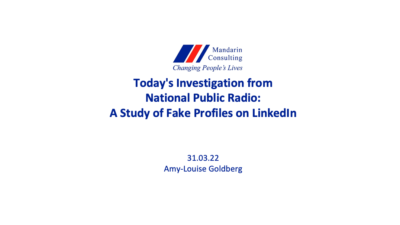 31.0322 A Study of Fake Profiles on LinkedIn